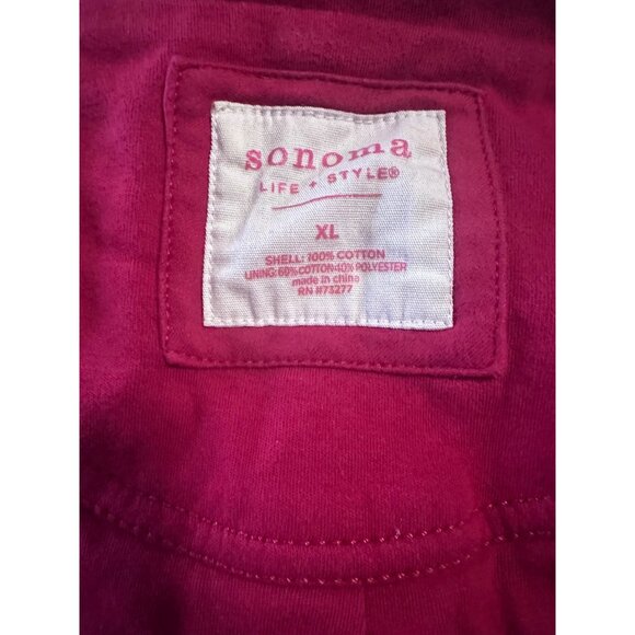 Sonoma Life & Style red button up jacket size XL - Picture 7 of 7